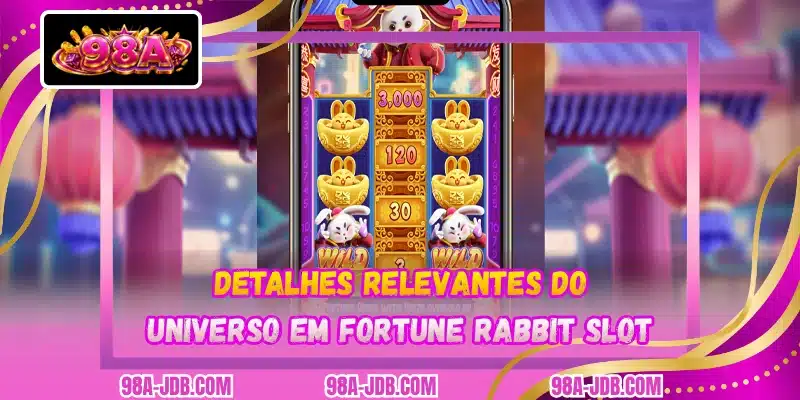 Detalhes relevantes do universo em Fortune Rabbit slot