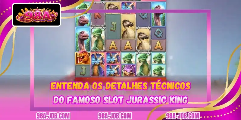 Entenda os detalhes técnicos do famoso slot Jurassic King