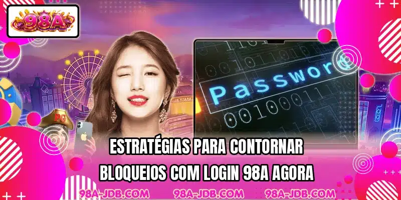 Estratégias para contornar bloqueios com login 98A agora